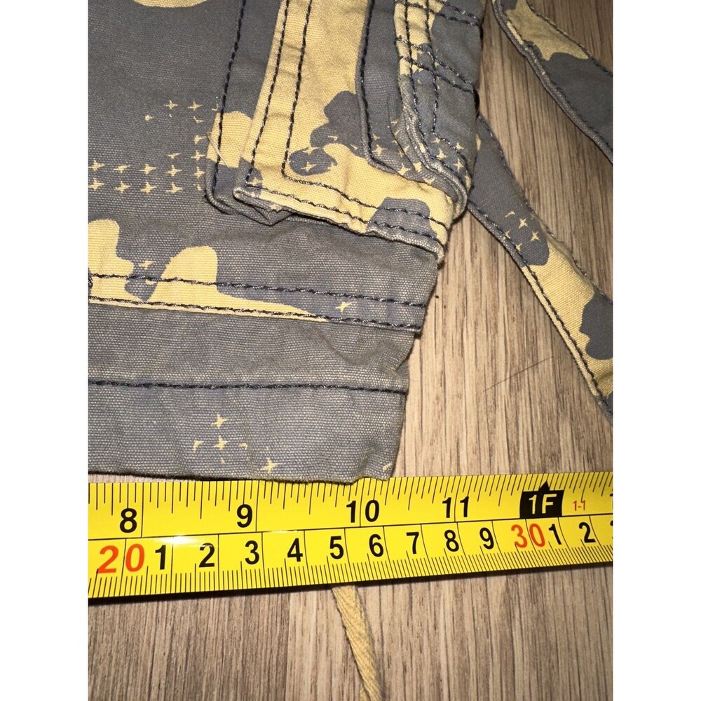 Vintage Y2K Request Jeans Cargo Tactical Camo Yellow Gray Mens Size 40 (Tag 42) - Picture 8 of 8